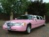 Pink limo hire london