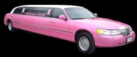 pink limo hire london